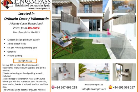 new villas in Villamartin